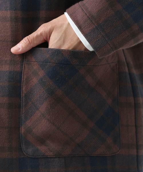 BAYFLOW(ベイフロー)の「ダブルフェイスネルジャケット(その他アウター・メンズ・ブラック/ブラウン・MEDIUM/LARGE)」の10枚目の写真