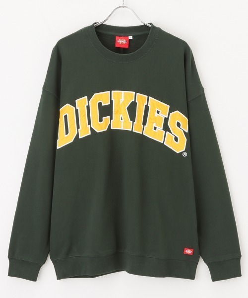 【Dickies】ロゴ スウェット トレーナー イエロー / 送料無料 セール】Dickies ディッキーズ ロゴトレーナー（スウェット