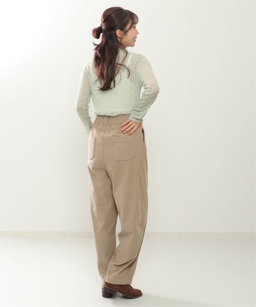 LBC（エルビーシー）の「細コールワイドバルーンパンツ（その他パンツ・レディース・チャコールグレー/ベージュ・M/L）」の14枚目の写真