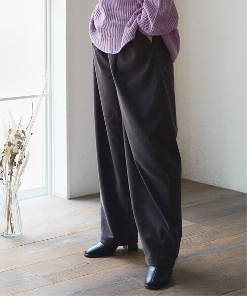 LBC（エルビーシー）の「細コールワイドバルーンパンツ（その他パンツ・レディース・チャコールグレー/ベージュ・M/L）」の18枚目の写真