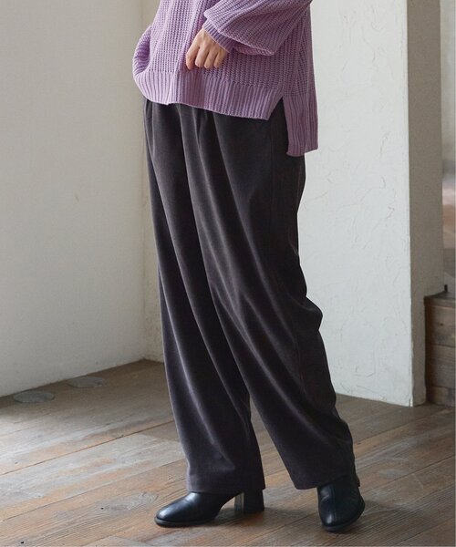 LBC（エルビーシー）の「細コールワイドバルーンパンツ（その他パンツ・レディース・チャコールグレー/ベージュ・M/L）」の19枚目の写真