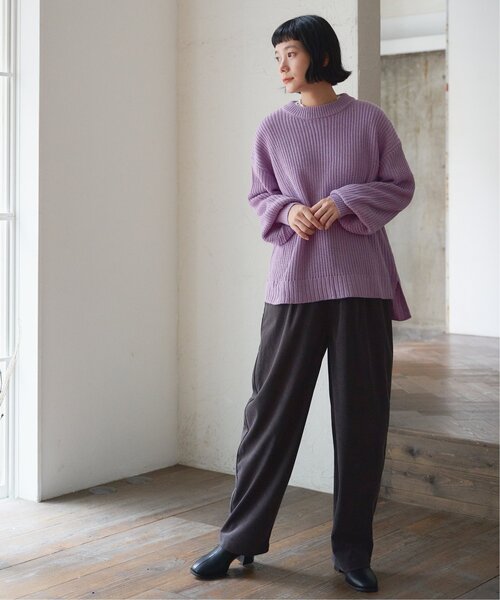 LBC（エルビーシー）の「細コールワイドバルーンパンツ（その他パンツ・レディース・チャコールグレー/ベージュ・M/L）」の20枚目の写真