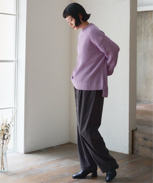 LBC（エルビーシー）の「細コールワイドバルーンパンツ（その他パンツ・レディース・チャコールグレー/ベージュ・M/L）」の21枚目の写真