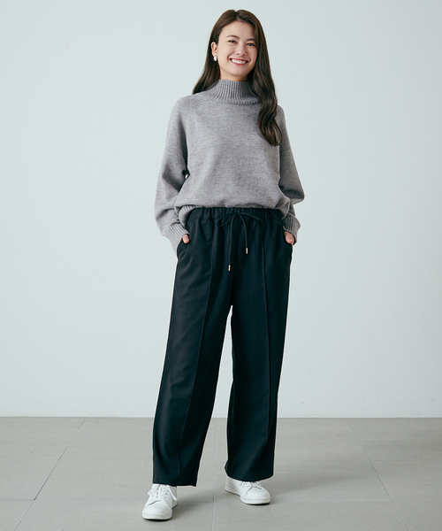 Days(デイズ)の「【anyfee】センターピンタックセミワイドパンツ 大きいサイズ(その他パンツ・レディース・ブラック/カーキ/グレー・LL/3L/4L/5L)」の21枚目の写真