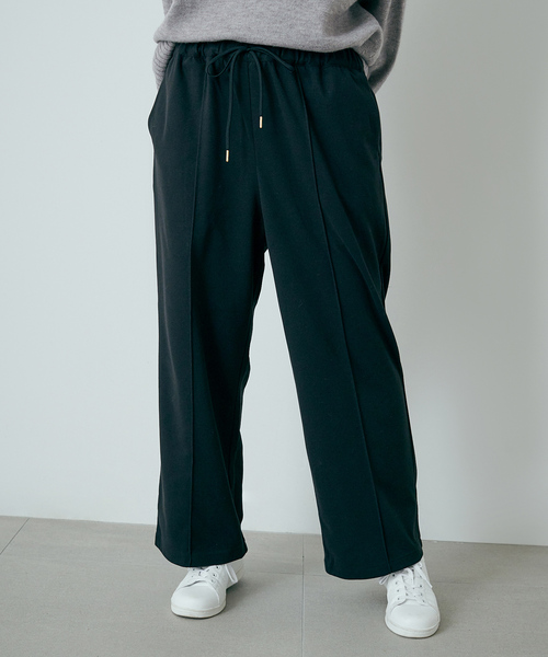 Days(デイズ)の「【anyfee】センターピンタックセミワイドパンツ 大きいサイズ(その他パンツ・レディース・ブラック/カーキ/グレー・LL/3L/4L/5L)」の5枚目の写真