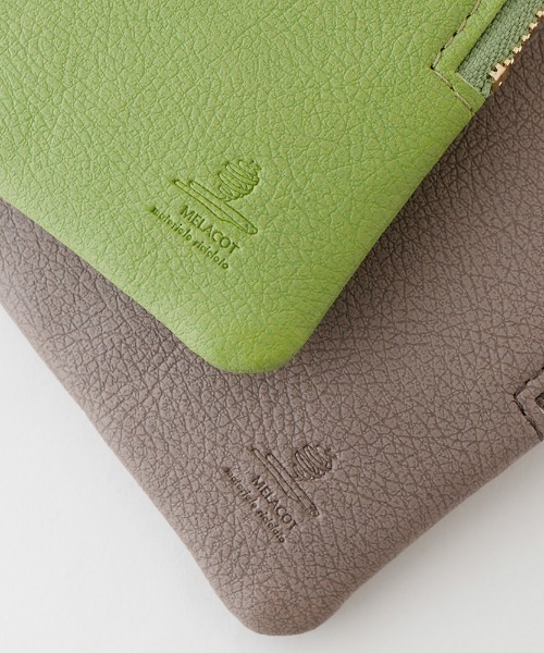 BIRTHDAY BAR（バースデイバー）の「MELACOT ミニポーチ 財布（コインケース・レディース・ブラック/モカ/グリーン・フリー）」の5枚目の写真