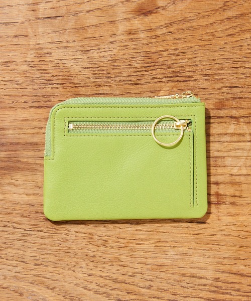 BIRTHDAY BAR（バースデイバー）の「MELACOT ミニポーチ 財布（コインケース・レディース・ブラック/モカ/グリーン・フリー）」の8枚目の写真
