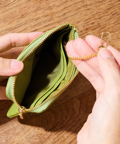 BIRTHDAY BAR（バースデイバー）の「MELACOT ミニポーチ 財布（コインケース・レディース・ブラック/モカ/グリーン・フリー）」の10枚目の写真