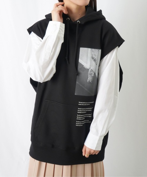 BLANC basque ブランバスク カットオフリメイクノースリパーカー blanc basque（ブランバスク）の「BLANC basque ブランバスク
