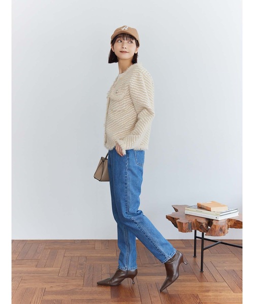 Edit Sheen(エディットシーン)の「テーパードデニム(デニムパンツ・レディース・ライトブルー/ブルー・S/M/L)」の14枚目の写真
