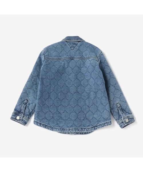 TOMMY HILFIGER(トミーヒルフィガー)の「KIDS キルティングデニムシャケット(デニムジャケット・キッズ・ブルー・100cm/110cm/120cm/90cm)」の2枚目の写真