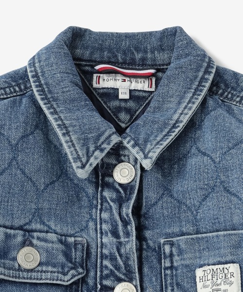 TOMMY HILFIGER(トミーヒルフィガー)の「KIDS キルティングデニムシャケット(デニムジャケット・キッズ・ブルー・100cm/110cm/120cm/90cm)」の3枚目の写真
