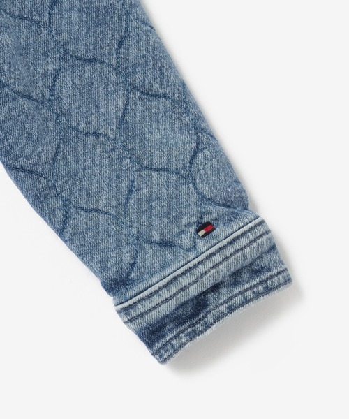 TOMMY HILFIGER(トミーヒルフィガー)の「KIDS キルティングデニムシャケット(デニムジャケット・キッズ・ブルー・100cm/110cm/120cm/90cm)」の4枚目の写真