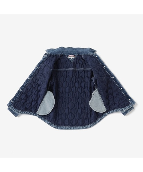 TOMMY HILFIGER(トミーヒルフィガー)の「KIDS キルティングデニムシャケット(デニムジャケット・キッズ・ブルー・100cm/110cm/120cm/90cm)」の7枚目の写真