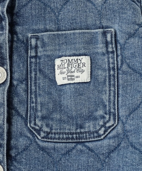 TOMMY HILFIGER(トミーヒルフィガー)の「KIDS キルティングデニムシャケット(デニムジャケット・キッズ・ブルー・100cm/110cm/120cm/90cm)」の8枚目の写真