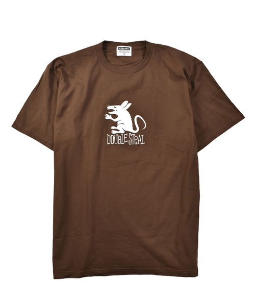 DOUBLE STEAL(ダブルスティール)の「ラット Tシャツ(Tシャツ/カットソー・メンズ・ブラック/グレイッシュベージュ/ダークブラウン/ホワイト・MEDIUM/LARGE/X-LARGE/XX-LARGE)」の8枚目の写真