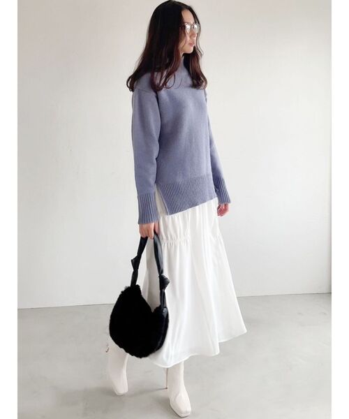 RESEXXY（リゼクシー）の「シャーリングマーメイドスカート（スカート・レディース・ホワイト/ブラック/ブラウン・FREE）」の20枚目の写真