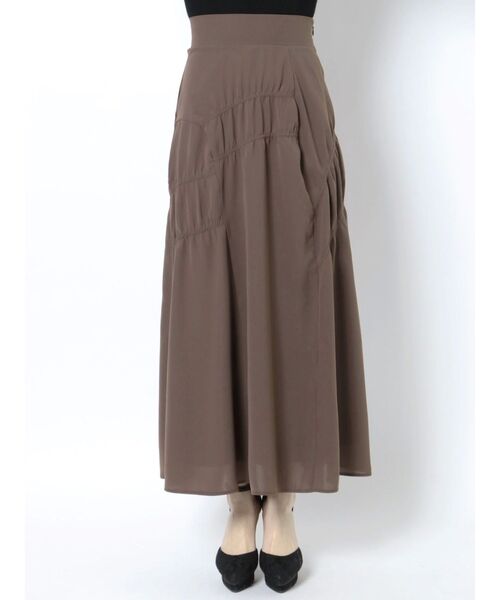 RESEXXY（リゼクシー）の「シャーリングマーメイドスカート（スカート・レディース・ホワイト/ブラック/ブラウン・FREE）」の11枚目の写真