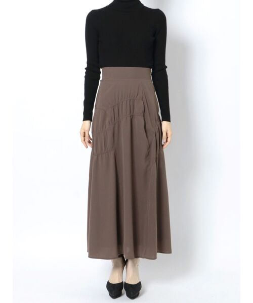 RESEXXY（リゼクシー）の「シャーリングマーメイドスカート（スカート・レディース・ホワイト/ブラック/ブラウン・FREE）」の16枚目の写真