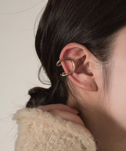lawgy（ラウジー）の「hoop ear cuff（イヤーカフ・レディース・シルバー/ゴールド・FREE）」の2枚目の写真
