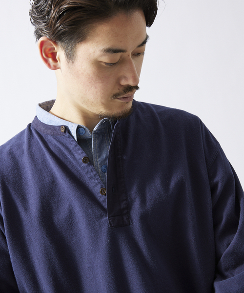 セール】【ARMY TWILL / アーミーツイル】別注 ヘンリーネック