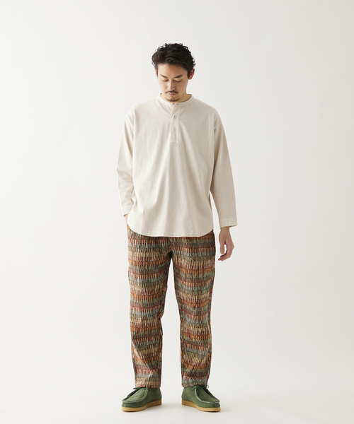 ARMY TWILL(アーミーツイル)の「【ARMY TWILL / アーミーツイル】別注 ヘンリーネック ロンT(Tシャツ/カットソー・メンズ・ホワイト/ベージュ/ネイビー・LARGE/MEDIUM)」の16枚目の写真