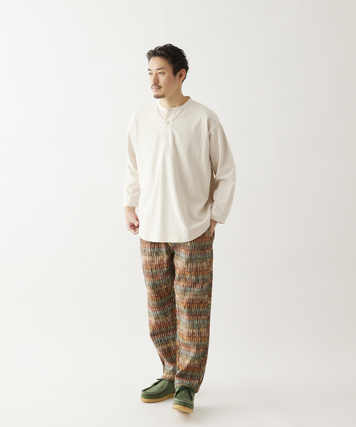 ARMY TWILL(アーミーツイル)の「【ARMY TWILL / アーミーツイル】別注 ヘンリーネック ロンT(Tシャツ/カットソー・メンズ・ホワイト/ベージュ/ネイビー・LARGE/MEDIUM)」の17枚目の写真