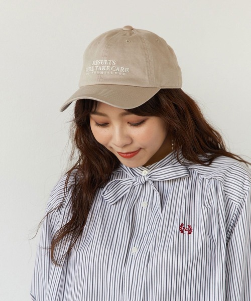 179/WG（イチナナキュウダブルジー）の「ベースボールＣＡＰ（キャップ・レディース・ネイビー/ブラック/ベージュ/オフホワイト・FREE）」の3枚目の写真