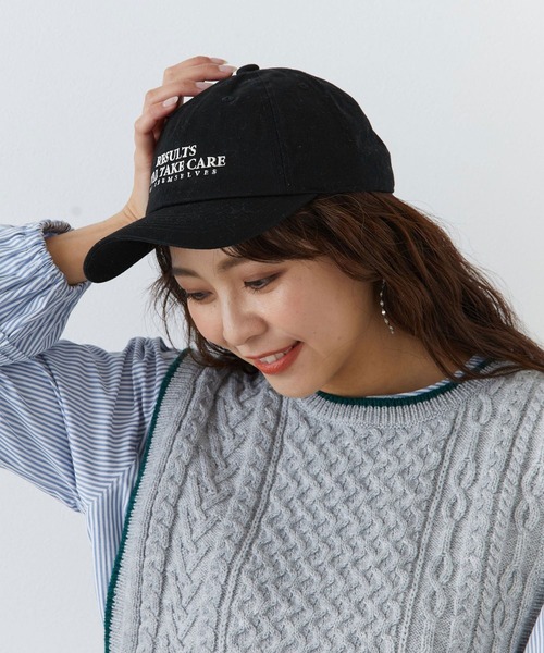 179/WG（イチナナキュウダブルジー）の「ベースボールＣＡＰ（キャップ・レディース・ネイビー/ブラック/ベージュ/オフホワイト・FREE）」の2枚目の写真