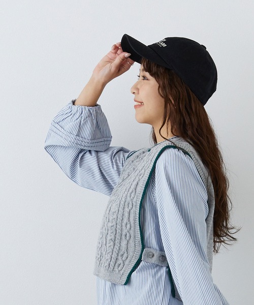 179/WG（イチナナキュウダブルジー）の「ベースボールＣＡＰ（キャップ・レディース・ネイビー/ブラック/ベージュ/オフホワイト・FREE）」の15枚目の写真