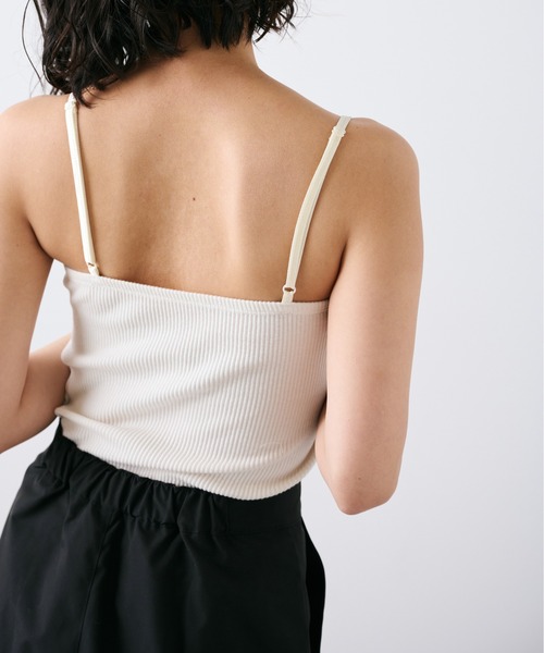 FREE'S MART（フリーズマート）の「◇テレコレースキャミソール（キャミソール・レディース・ホワイト/ベージュ/ブラック・FREE）」の7枚目の写真