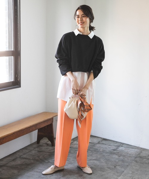 LEPSIM（レプシィム）の「メタルハンドル2WAYバッグ　176623（ハンドバッグ・レディース・アイボリー/ブラック・ONE SIZE）」の11枚目の写真