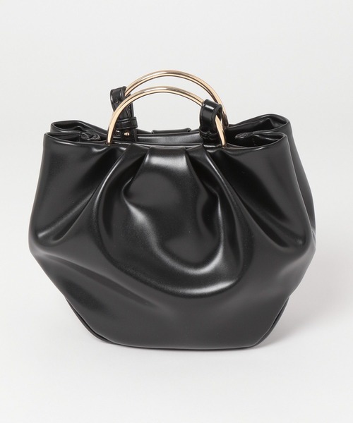 LEPSIM（レプシィム）の「メタルハンドル2WAYバッグ　176623（ハンドバッグ・レディース・アイボリー/ブラック・ONE SIZE）」の22枚目の写真