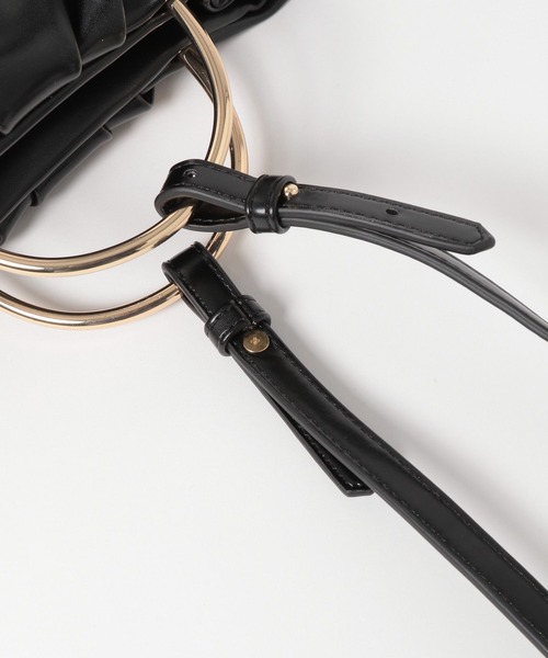 LEPSIM（レプシィム）の「メタルハンドル2WAYバッグ　176623（ハンドバッグ・レディース・アイボリー/ブラック・ONE SIZE）」の20枚目の写真