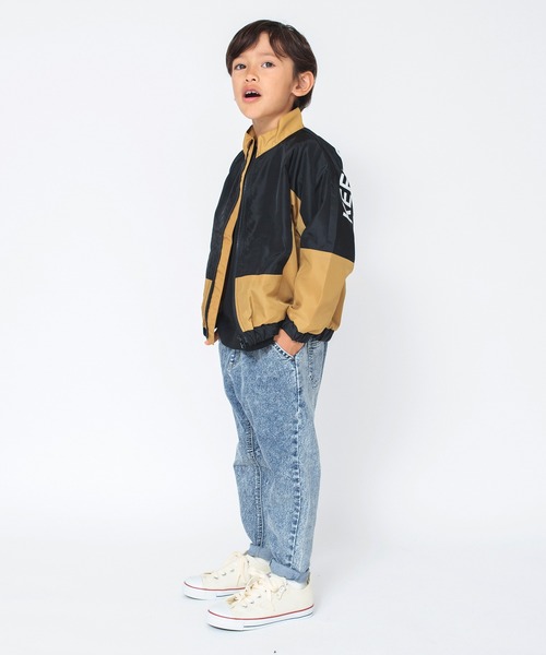 BRANSHES（ブランシェス）の「【撥水】ウィンドブレーカー（ナイロンジャケット・キッズ・ブラック/チャコールグレー/ブルーグレー・90/100/110/130/150/120/140）」の11枚目の写真