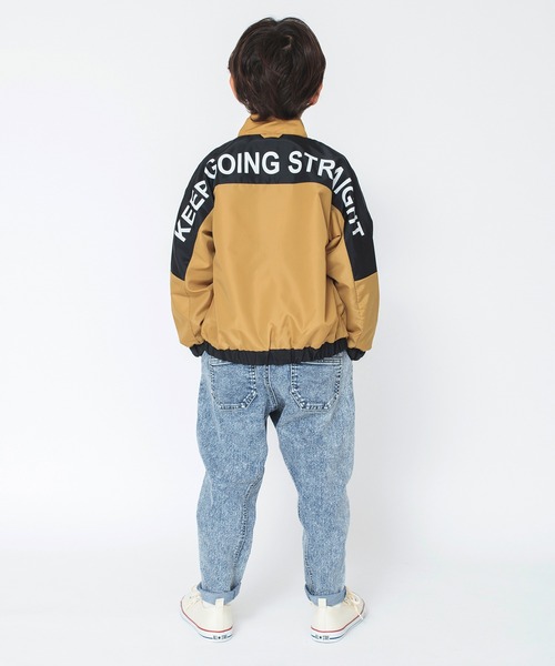 BRANSHES（ブランシェス）の「【撥水】ウィンドブレーカー（ナイロンジャケット・キッズ・ブラック/チャコールグレー/ブルーグレー・90/100/110/130/150/120/140）」の10枚目の写真