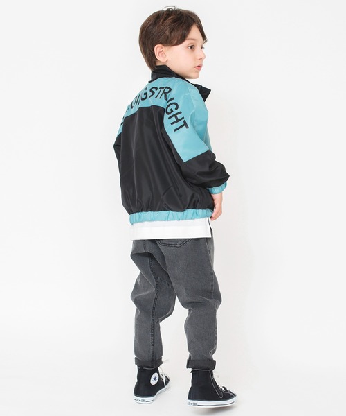 BRANSHES（ブランシェス）の「【撥水】ウィンドブレーカー（ナイロンジャケット・キッズ・ブラック/チャコールグレー/ブルーグレー・90/100/110/130/150/120/140）」の18枚目の写真