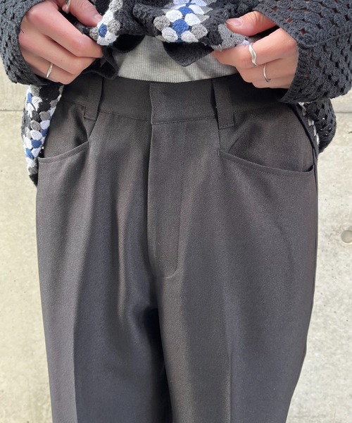 CIAOPANIC（チャオパニック）の「TRテーパードスラックスパンツ（スラックス・メンズ・ブラック/チャコールグレー/スカイブルー・LARGE/MEDIUM）」の17枚目の写真