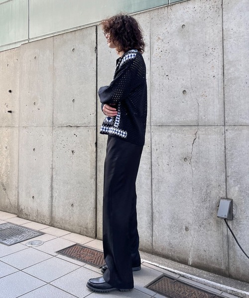 CIAOPANIC（チャオパニック）の「TRテーパードスラックスパンツ（スラックス・メンズ・ブラック/チャコールグレー/スカイブルー・LARGE/MEDIUM）」の7枚目の写真