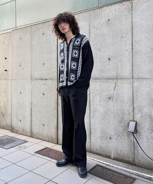 CIAOPANIC（チャオパニック）の「TRテーパードスラックスパンツ（スラックス・メンズ・ブラック/チャコールグレー/スカイブルー・LARGE/MEDIUM）」の4枚目の写真