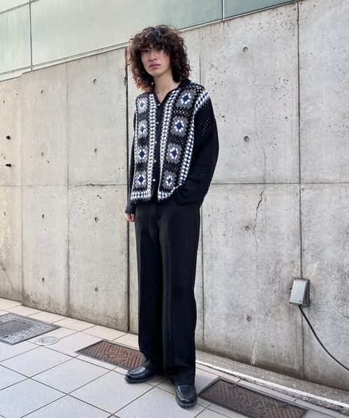 CIAOPANIC（チャオパニック）の「TRテーパードスラックスパンツ（スラックス・メンズ・ブラック/チャコールグレー/スカイブルー・LARGE/MEDIUM）」の5枚目の写真