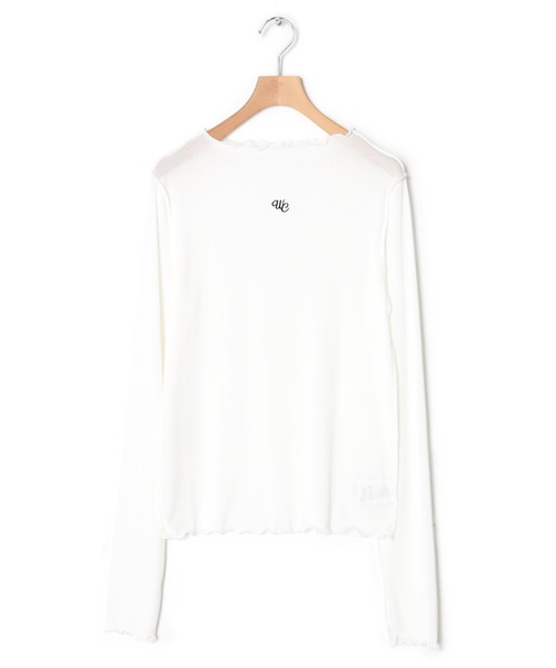 w closet(ダブルクローゼット)の「フィンガーホールボトルネックプルオーバー(その他トップス・レディース・ブラック/オフホワイト/ピンク・FREE)」の13枚目の写真