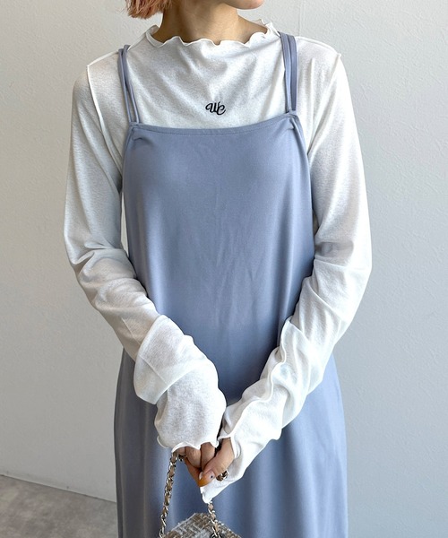 w closet(ダブルクローゼット)の「フィンガーホールボトルネックプルオーバー(その他トップス・レディース・ブラック/オフホワイト/ピンク・FREE)」の18枚目の写真