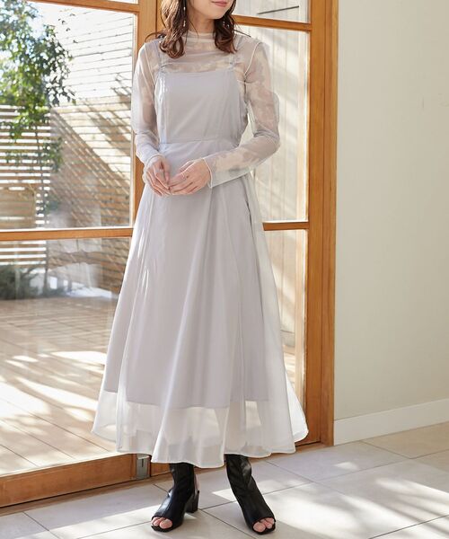 MAJESTIC LEGON（マジェスティックレゴン）の「バリエシアータートルトップス（Tシャツ/カットソー・レディース・オフホワイト/ピンク/アイボリー/グレー系その他/ベージュ系その他2・MEDIUM）」の9枚目の写真