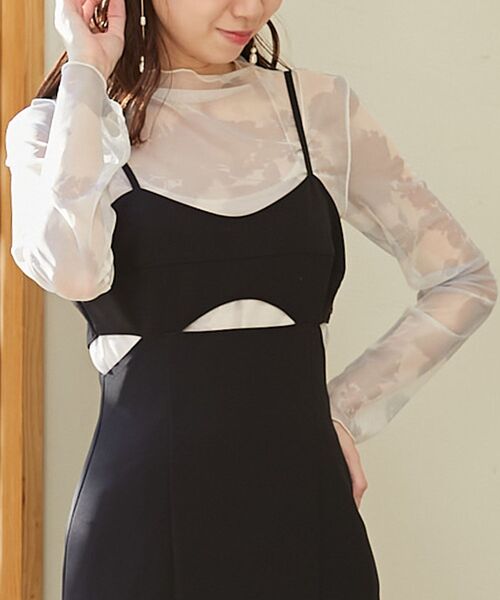 MAJESTIC LEGON（マジェスティックレゴン）の「バリエシアータートルトップス（Tシャツ/カットソー・レディース・オフホワイト/ピンク/アイボリー/グレー系その他/ベージュ系その他2・MEDIUM）」の16枚目の写真