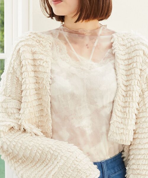 MAJESTIC LEGON（マジェスティックレゴン）の「バリエシアータートルトップス（Tシャツ/カットソー・レディース・オフホワイト/ピンク/アイボリー/グレー系その他/ベージュ系その他2・MEDIUM）」の19枚目の写真