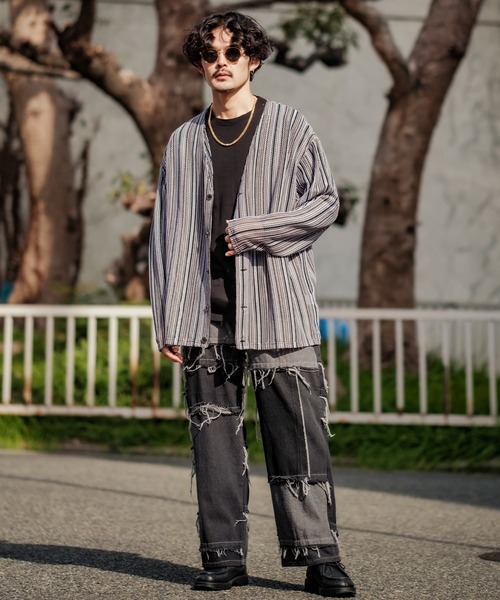 SIDEWAY STANCE(サイドウェイスタンス)の「【SIDEWAY STANCE】長袖 無地Tシャツ(Tシャツ/カットソー・メンズ・ブラック/ホワイト・X-LARGE/MEDIUM/LARGE)」の8枚目の写真