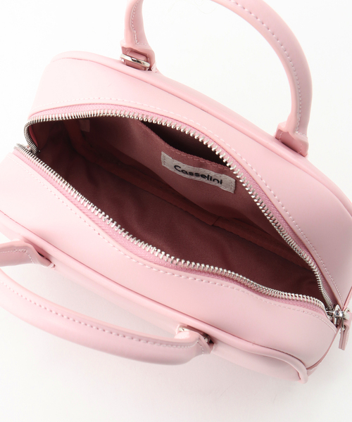 Oriens JOURNAL STANDARD（オリエンス ジャーナルスタンダード）の「【Casselini/キャセリーニ】SHOP シンプルボストン（ボストンバッグ・レディース・ホワイト/ブラック/ピンク・FREE）」の9枚目の写真