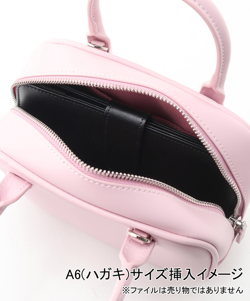 Oriens JOURNAL STANDARD（オリエンス ジャーナルスタンダード）の「【Casselini/キャセリーニ】SHOP シンプルボストン（ボストンバッグ・レディース・ホワイト/ブラック/ピンク・FREE）」の10枚目の写真