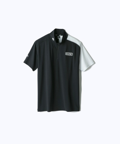 CPG GOLF（シーピージーゴルフ）の「バイカラーZIPモックネック（T